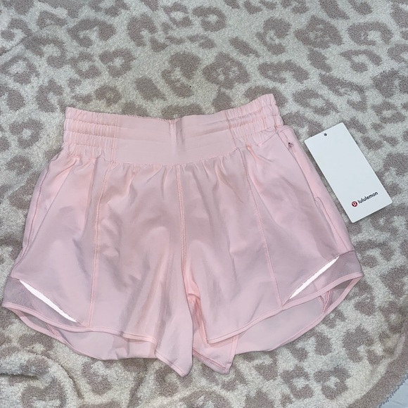 lululemon athletica Pants - Strawberry Milkshake Lululemon Hotty Hot HR Short 4”